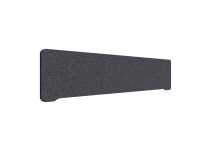 Lintex Edge bordskærm 180x40cm Blazer Lite stof koksgrå