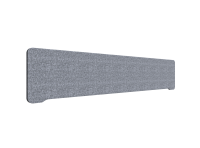 Lintex Edge bordskærm 200x40cm Cara stof grå