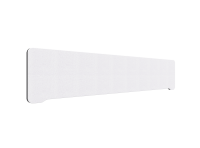 Lintex Edge bordskærm 200x40cm Cara stof hvid
