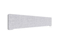 Lintex Edge bordskærm 200x40cm Blazer Lite stof lys grå
