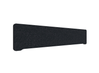 Lintex Edge bordskærm 200x40cm Blazer Lite stof sort