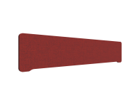 Lintex Edge bordskærm 200x40cm Blazer Lite stof rød