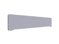 Lintex Edge bordskærm 200x40cm Blazer Lite stof grå