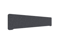 Lintex Edge bordskærm 200x40cm Blazer Lite stof koksgrå