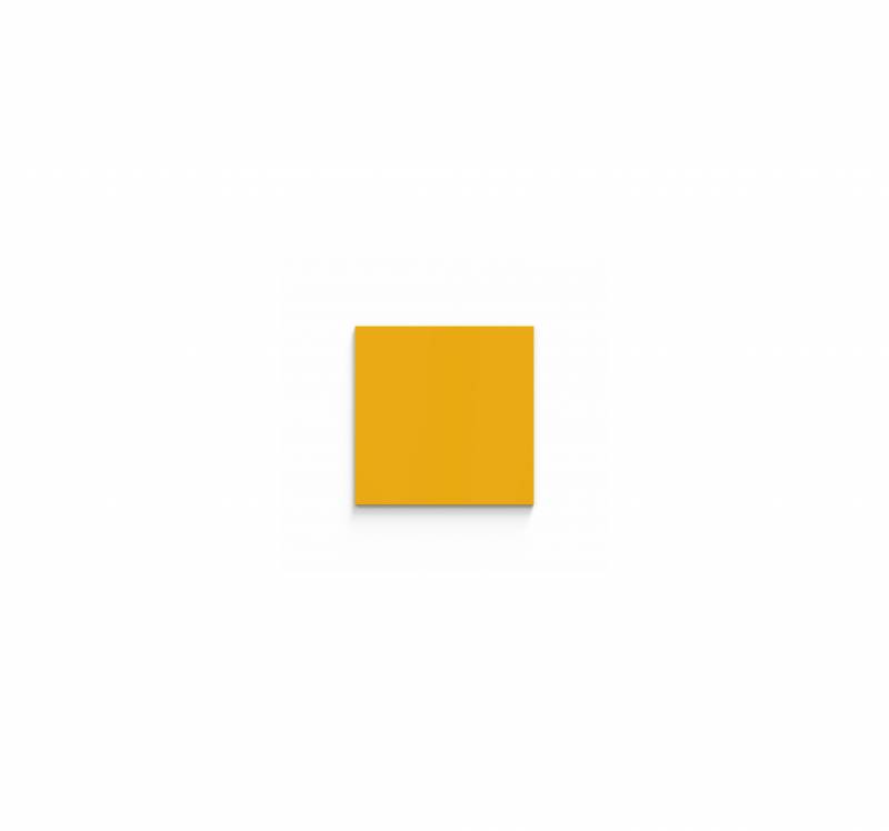 Lintex Mood Wall glastavle 30x30cm Bright, gul