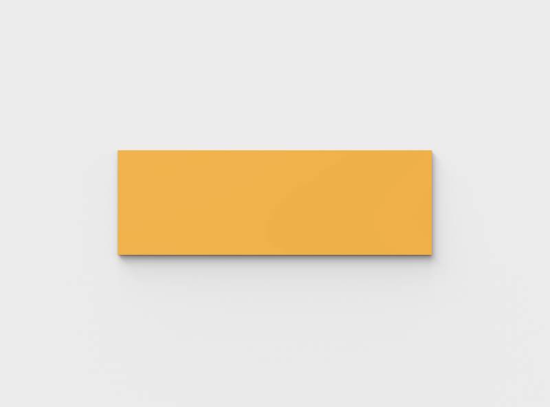 Lintex Mood Wall glastavle 150x50cm Bright, gul 