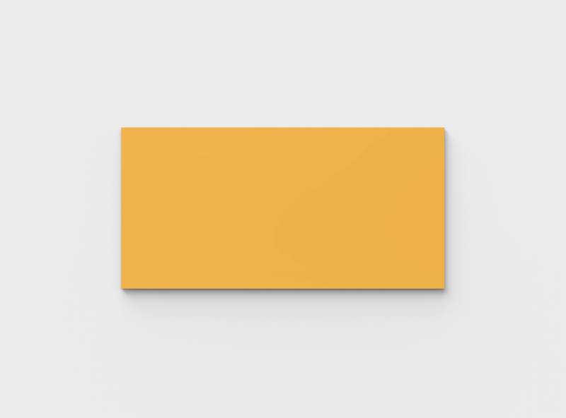 Lintex Mood Wall glastavle 150x75cm Bright, gul 