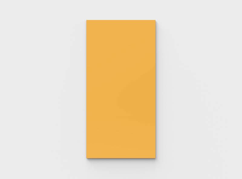 Lintex Mood Wall glastavle 75x150cm Bright, gul 
