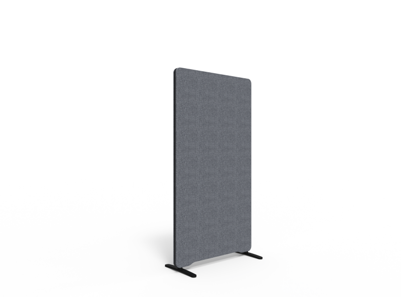 Lintex Edge skærmvæg 80x150cm Cara stof mørk grå