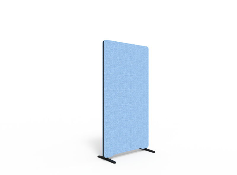 Lintex Edge skærmvæg 80x150cm Cara stof lys blå