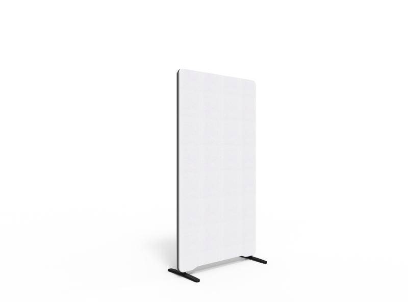 Lintex Edge skærmvæg 80x150cm Cara stof hvid