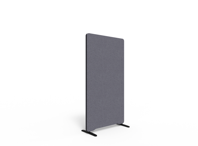 Lintex Edge skærmvæg 80x150cm Blazer Lite stof mørk grå