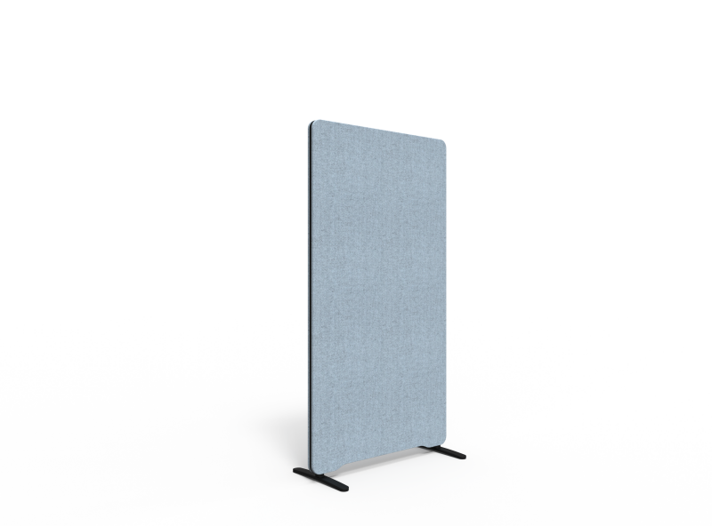 Lintex Edge skærmvæg 80x150cm Blazer Lite stof lys blå