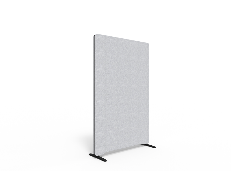 Lintex Edge skærmvæg 100x150cm Cara stof lys grå