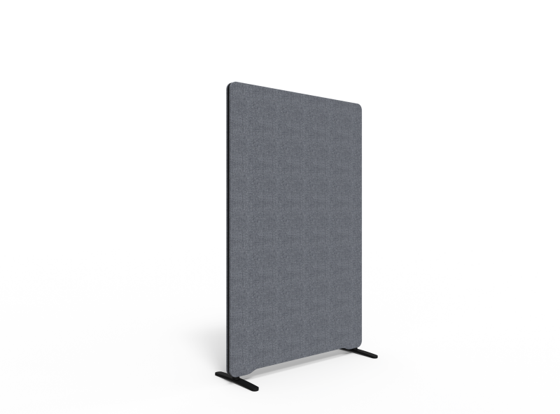 Lintex Edge skærmvæg 100x150cm Cara stof mørk grå