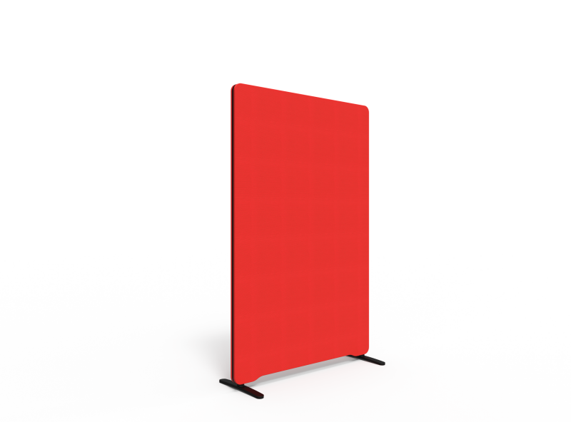 Lintex Edge skærmvæg 100x150cm Cara stof rød
