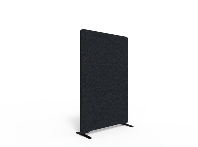 Lintex Edge skærmvæg 100x150cm Blazer Lite stof sort