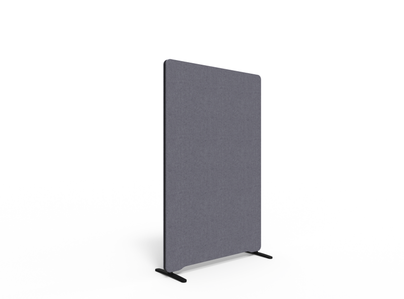 Lintex Edge skærmvæg 100x150cm Blazer Lite stof mørk grå