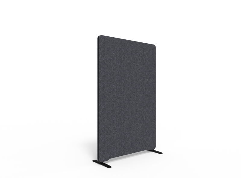 Lintex Edge skærmvæg 100x150cm Blazer Lite stof koksgrå