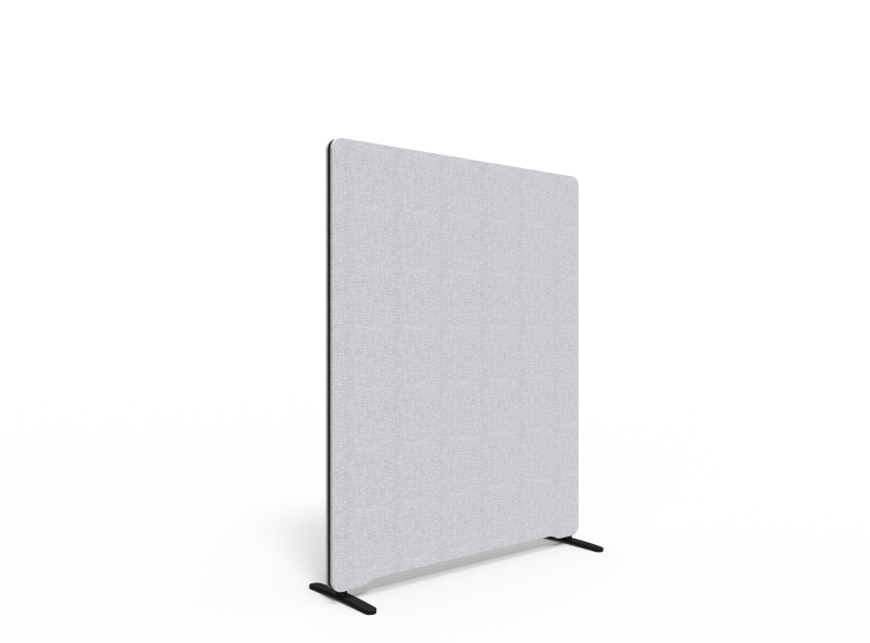 Lintex Edge skærmvæg 120x150cm Cara stof lys grå