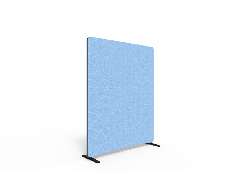 Lintex Edge skærmvæg 120x150cm Cara stof lys blå