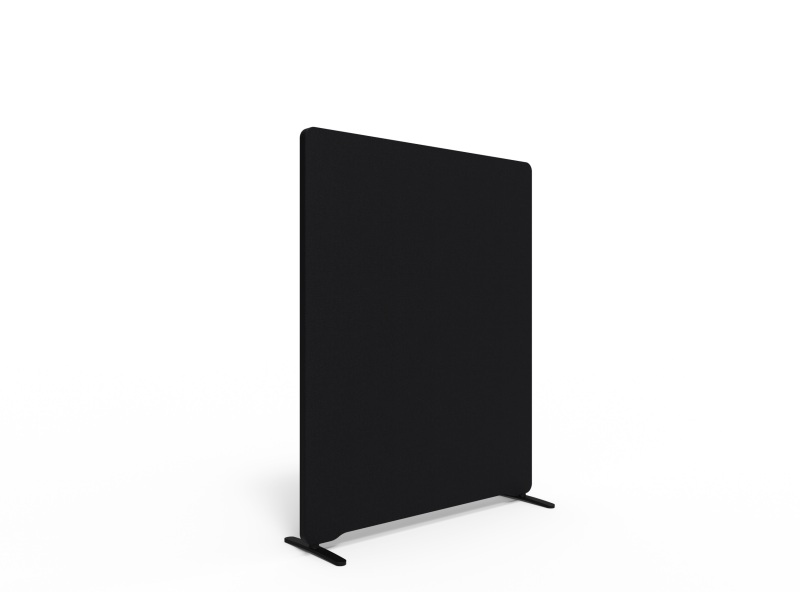 Lintex Edge skærmvæg 120x150cm Cara stof sort