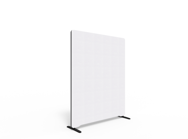 Lintex Edge skærmvæg 120x150cm Cara stof hvid