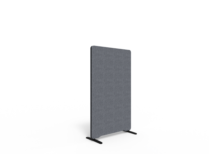 Lintex Edge skærmvæg 80x135cm Cara stof mørk grå