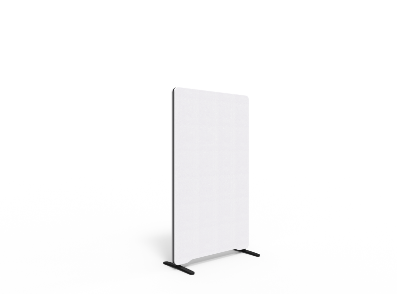 Lintex Edge skærmvæg 80x135cm Cara stof hvid