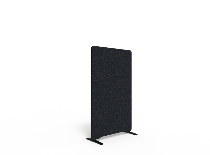 Lintex Edge skærmvæg 80x135cm Blazer Lite stof sort