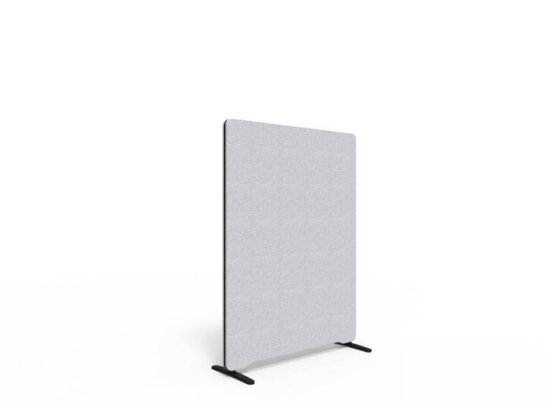 Lintex Edge skærmvæg 100x135cm Cara stof lys grå