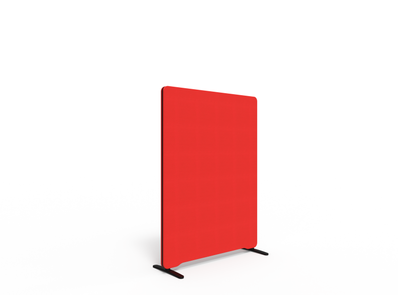 Lintex Edge skærmvæg 100x135cm Cara stof rød
