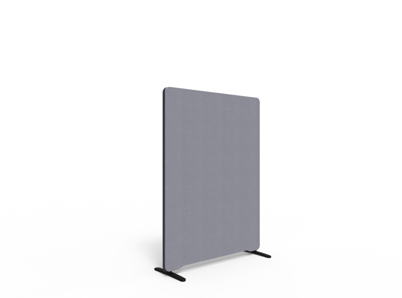 Lintex Edge skærmvæg 100x135cm Cara stof mellemgrå