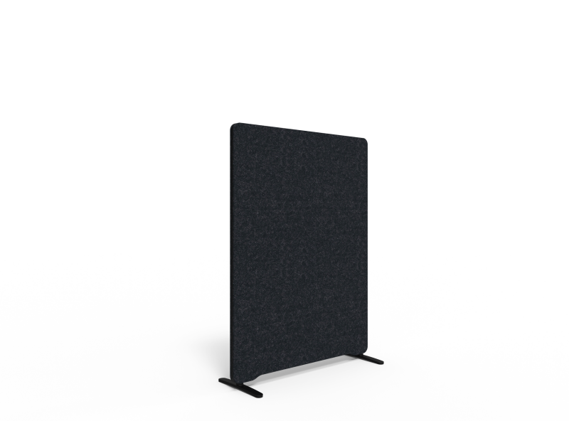 Lintex Edge skærmvæg 100x135cm Blazer Lite stof sort