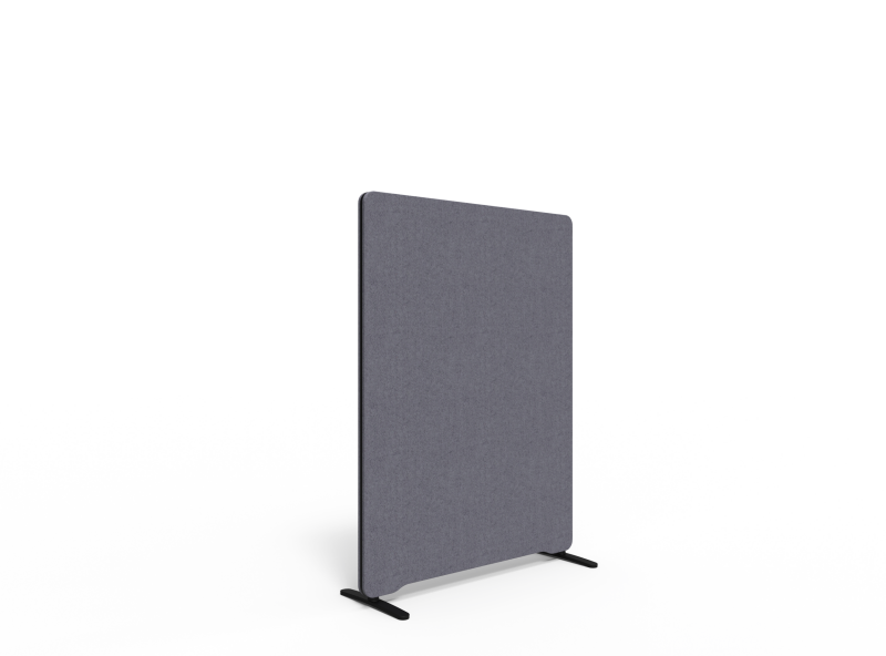 Lintex Edge skærmvæg 100x135cm Blazer Lite stof mørk grå