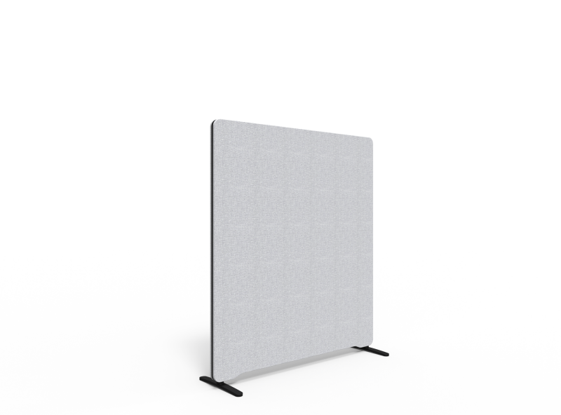 Lintex Edge skærmvæg 120x135cm Cara stof lys grå