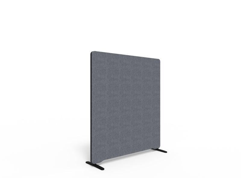 Lintex Edge skærmvæg 120x135cm Cara stof mørk grå