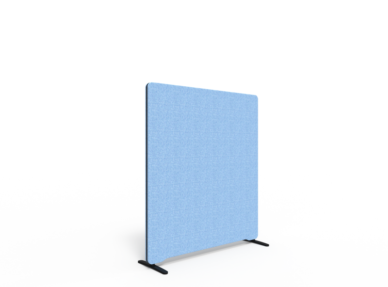 Lintex Edge skærmvæg 120x135cm Cara stof lys blå