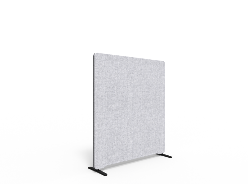 Lintex Edge skærmvæg 120x135cm Blazer Lite stof lys grå