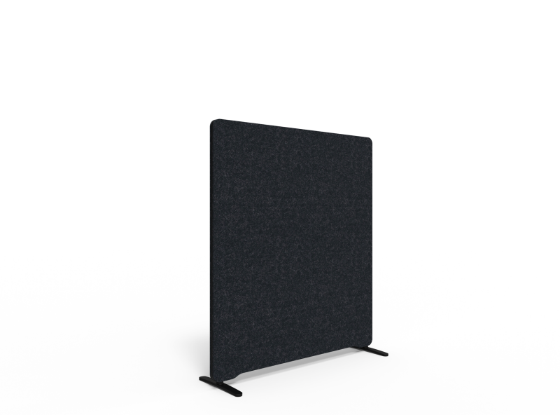 Lintex Edge skærmvæg 120x135cm Blazer Lite stof sort