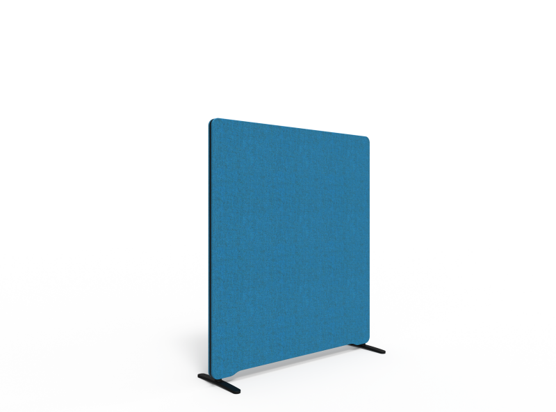 Lintex Edge skærmvæg 120x135cm Blazer Lite stof blå
