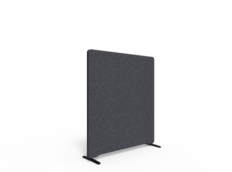 Lintex Edge skærmvæg 120x135cm Blazer Lite stof koksgrå