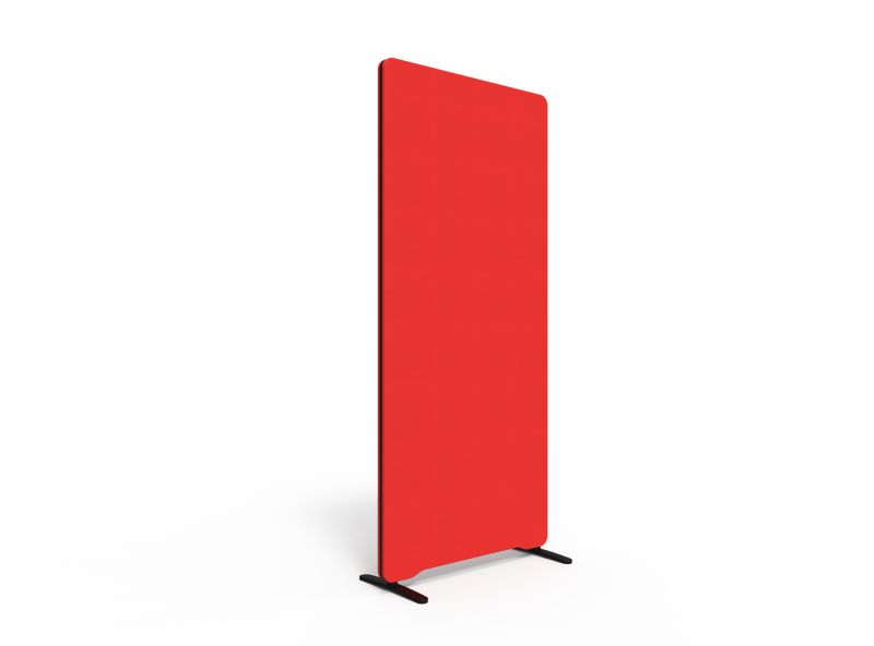 Lintex Edge skærmvæg 80x180cm Cara stof rød