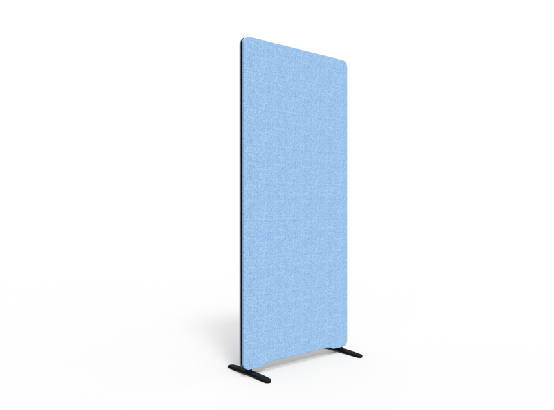 Lintex Edge skærmvæg 80x180cm Cara stof lys blå