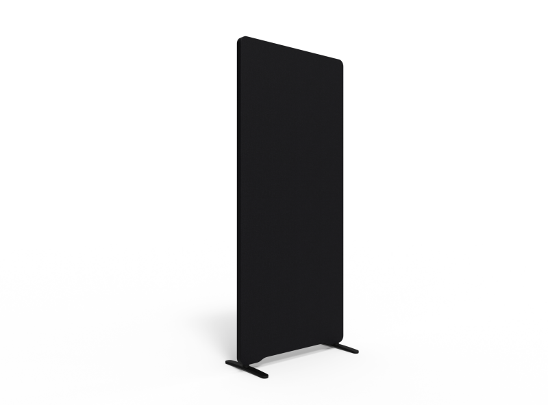 Lintex Edge skærmvæg 80x180cm Cara stof sort