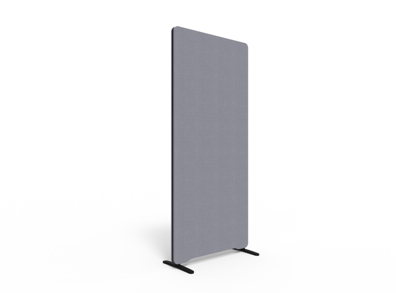 Lintex Edge skærmvæg 80x180cm Cara stof mellemgrå