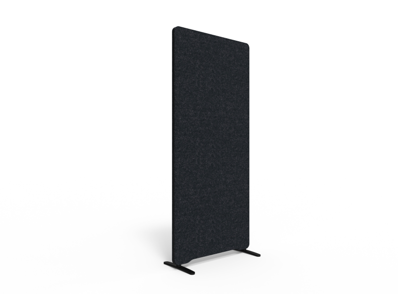Lintex Edge skærmvæg 80x180cm Blazer Lite stof sort