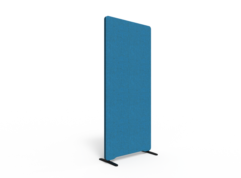 Lintex Edge skærmvæg 80x180cm Blazer Lite stof blå