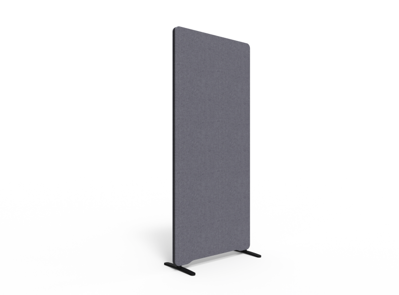 Lintex Edge skærmvæg 80x180cm Blazer Lite stof mørk grå