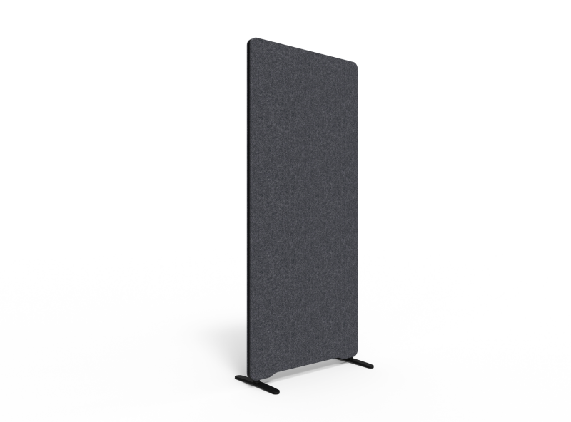 Lintex Edge skærmvæg 80x180cm Blazer Lite stof koksgrå
